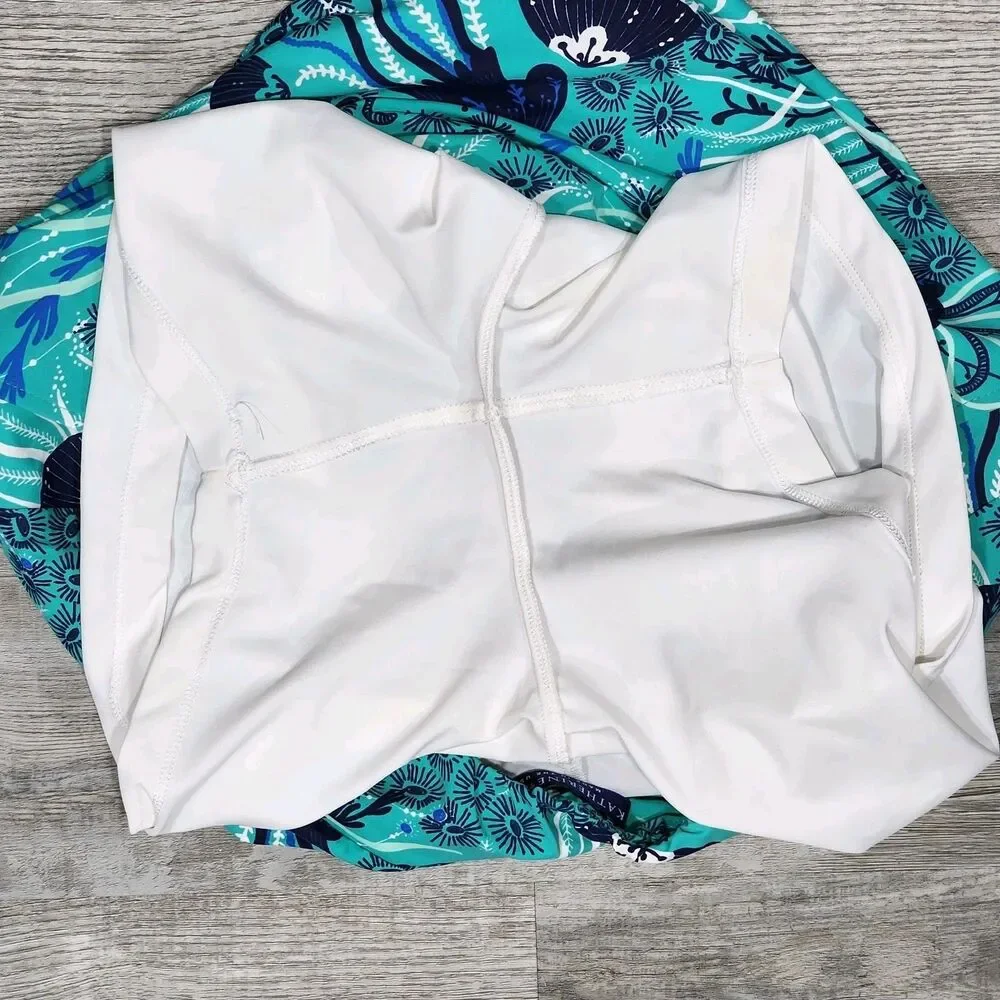 Katherine Way Skort Jellyfish Green/Blue Multicolor Golf  Women's Size Large - Picture 6 of 8